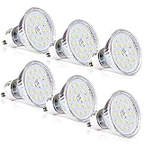 【Energiesparend】5W GU10 LED Birne dient als Lampenersatz für 50W Halogenlampe und bisitzt eine lange Lebensdauer von 30000 Stunden, sparen Sie bis zu 90% Stromkosten.