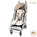 Diago UK Cool & Dry Universal Overlay Seat Liner for Pram, Stroller Car seat- white beige