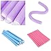10pcs Curler Makers Soft Foam Bendy Twist Curls Tool DIY Styling Hair Rollers (Random Colour)