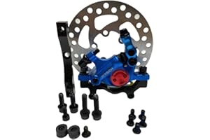 SCOOTER REPAIR ScooterRepair - Kit Freno Hidraulico Xtech para Patinete Xiaomi M365, Essential, 1S y Pro/2, Incluye Disco de 120mm y Soporte para Usar en Xiaomi, válido para Bicicletas con Disco de Freno.