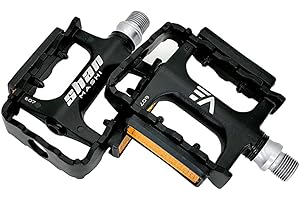 GENERIC FrontStep Classic lega di alluminio retrò pedale anti-slittamento è facile da raggiungere MTB/Racing/Urban Bicycle/Cycling Pedal/BMX pedale per bicicletta con asse principale in acciaio CR-Mo