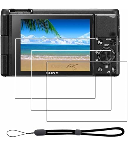 BROTECT AirGlass Schutzfolie Für Sony ZV-1 / ZV-1A – 3 Stück, 9H Kratzfest, Anti-Fingerprint, Made In Germany