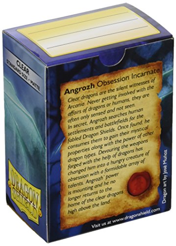 Dragon Shield 11001 Standard Sleeves 100 Kartenhüllen, Kartenspiel, matt transparent