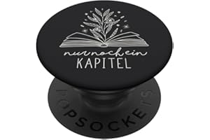 BOOK LOVER GIFTS BY VINE MERCANTILE Nur Noch Ein Kapitel - Buchliebhaber lesen mit Blumen PopSockets Klebender PopGrip