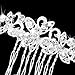 Phenovo 1pc Bridal Bridesmaid Women's Rhinestone Hair Comb Hair Accessories 9 x 5cm