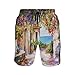 Produktbild Men's Summer ShortsOktoberfest Symbols Wheat Sausage Beer and Pretzels C,Size:L
