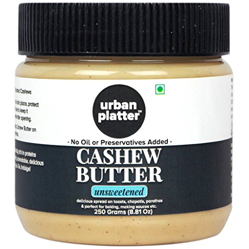 Urban Platter Cashew Butter, 250g RS.325 (57.00% Off) - Amazon