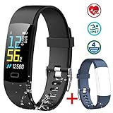 🚵【MULTIFUNCIONAL】🚵 La pulsera deportiva de color TFT LCD de 0.96 pulgadas sirve como podómetros, seguimiento GPS, monitor de la frecuencia cardíaca, monitor del sueño, el oxígeno en sangre, control el consumo de calorías, cronómetro, despertador, cámara remota y más
