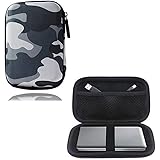 GadgetBite External Printed Hard Drive Disk Enclosure Portable Carrying Case Cover Pouch Casing for 2.5-Inch Hard Drive (Grey