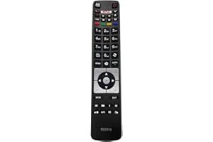 FYCJI Reemplazo RC5118 Mando a Distancia Hitachi/Telefunken para Hitachi/Telefunken TV 32HB5150 32HB5151 XF43D401 43FB5151, con Boton Netflix/Youtube - No Requiere configuración Remote Control