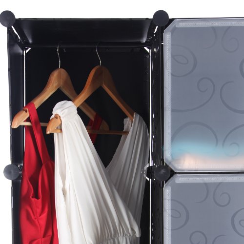 Songmics Armario de almacenaje de ropa Estantería por módulos