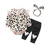 baby leoparden strampler Es ist ein großes Outfit für Baby im Frühjahr, Herbst und Winter zu tragen