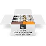 Marchio Amazon - Amfit Nutrition Barretta proteica a basso contenuto di zuccheri (19,8gr proteine - 2,1gr zucchero) - cioccol