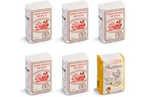 ‎BROTZUTATEN 5x 1kg Frießinger Pizzamehl Tipo 00 + 1kg Finezza Semola Rimacinata