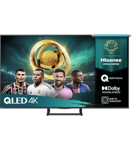 Hisense 126cm (50 inches) 4K UHD QLED Smart TV with Dolby Vision