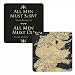 Produktbild Game Of Thrones Untersetzer All Men Must Die Westeros Map Nue offiziell