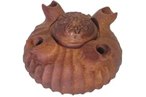 NOSTRE MONTAGNE PRODOTTI TIPICI VALLE D'AOSTA Grolla dell'amicizia Valdostana a 4 becchi in legno di mogano diam 12cm circa