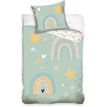 Biancheria Da Letto Theonoi Ladybug - Set 2 Pezzi, Cotone, 135x200cm, Öko-Tex - Foto 3