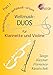 Produktbild Weltmusik-Duos für Klarinette und Violine Part 1: MVK 171703 ; www.musikverlag-keller.de ; Musikverlag Martin Keller