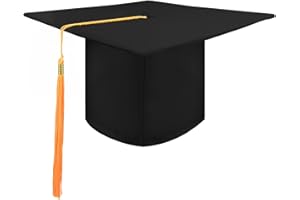 AUYAO Sombrero de Graduación, Birrete graduacion Adulto Ajustable, Birrete Graduacion Adult Unisex, Celebrar Graduación Unisex para High School Bachelor, Undergradate, Master y Doctorand