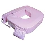 Zwillingskissen Plus rosa-weiß