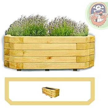 Pflanzkasten 100x40x35 cm Holz imprägniert Pflanzkübel für die