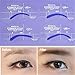 XINW 24pcs Eyebrow Model Grooming Stencil Kit Template Make Up Shaping Tools