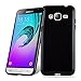 Produktbild Cadorabo Hülle für Samsung Galaxy J3 2016 (6) - Hülle in SCHWARZ – Handyhülle aus TPU Silikon im Ultra Slim 'AIR' Design - Silikonhülle Schutzhülle Soft Back Cover Case Bumper