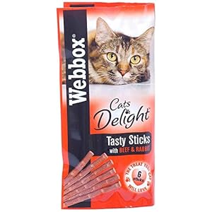 Webbox – Barritas sabrosas delight para gatos (Paquete de 12)