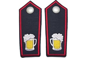 ‎FEUER1 FEUER1 Dienstgrad-Schulterklappen-Paar Spezial mit Knöpfen: Bierzapfer
