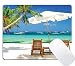 Produktbild Muccum Gaming Mauspad Custom, Tropical Island Sunshine Beach Holiday Yachts Palms