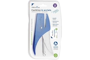 Pryma Cucitrice a Pinza con 1000 Punti Metallici Passo 64 - Spillatrice Robusta e Affidabile per Ufficio e Casa (Blu)