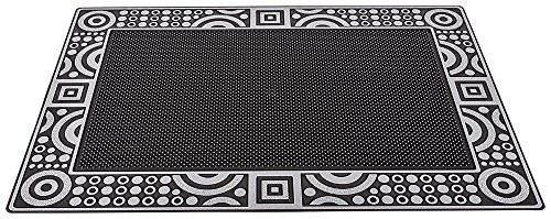 PUR|DuraClean Design Fussmatte für Innen und Aussen in graphit anthrazit metallic ca. 78 x 56 cm - 2