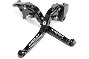 E-SPEEDMTC ESPEEDMTC para KTM 390 Adventure ADV 2020-2023, aleación de Aluminio CNC modificada, Longitud de 6 etapas, Palanca de Embrague de Freno de Mano Plegable Ajustable, Accesorios (Negro)