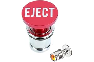 SSYANG Allume-Cigare Automatique,Prise d'Allume cigare de voiture de 12V 20mm,Prise d'Allume-Cigare en Métal,pour la Plupart des Véhicules(Rouge)