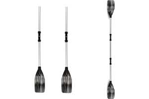 GZWY Pagaie Double pour Kayak 212cm,Pagaies de Canoe Démontable en Aluminium Pagaie Paddle Kayak Extendable pour Canoë Kayak Bateau Gonflable Accessoires de Pêche