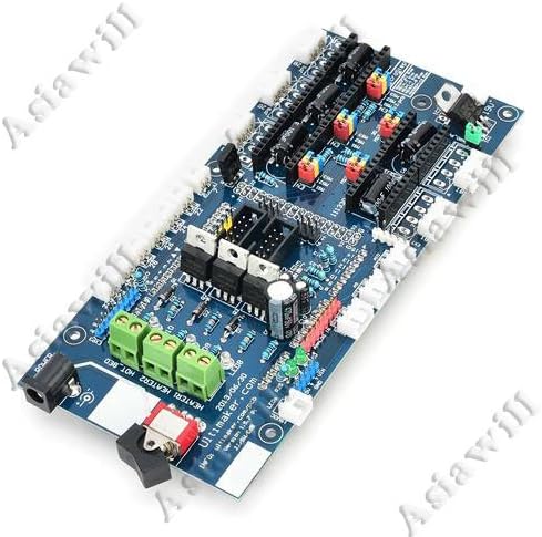 Asiawill® 3D Printer Control Board DIY Compatible for Ultimaker PCB RAMPS Dual Print EW DIY Kit