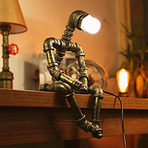 Preisvergleich Produktbild JHSHENGSHI Wandleuchte Industrial Wandlampe Rustikal Metall Antik Wandlampe Retro Wandlampe Vintage Innen für Dachboden Terrasse Restaurant Café Wohnzimmer und Studie