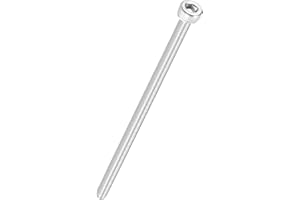 Kozelo 50pcs Tornillos de Cabeza Hexagonal - [M3-0.5 x 60mm] Acero Inoxidable 304 Totalmente Roscado Allen Tornillo para Motor Eléctrico Ventilador Impresión 3D Reparación, Plateado
