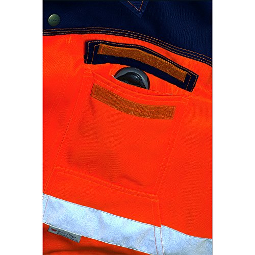 Planam Bundjacke Warnschutz, Größe 64, 1 Stück, orange / grün, 2008064 - 6