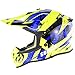 Produktbild Sunzy Motorradhelm Offroad, Erwachsene Männer und Frauen immergrüne Mountainbike Straßenrad voller Gesicht Helm/DOT genehmigt,XL