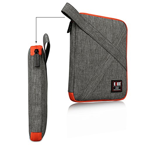BUBM Elektronische Zubehör Tasche für Universal Kabel USB Wasserdicht Nylon Reise Digitale Produkt Organizer Case für Festplatte Ladegerät Handtasche grau klein - 6