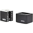 GoPro Dual-Akkuladegerät + 2 Enduro-Akkus (HERO11 Black/HERO10 Black/HERO9 Black) – Offizielles GoPro-Zubehör, ADDBD-211-EU