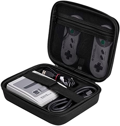SNES Nintendo Classic Mini Case, iDudu Storage Bag Travel Carrying Case for Super NES Classic Mini Console (2017), 2 Controllers, HDMI Cable and other Accessories