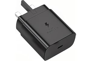 UGKENT Samsung Super Fast Charger USBC Plug 2.0,45W USB Type C Plug Fast Charge for Galaxy S25/S24 Ultra/S24+/S23 Ultra/S23+/S22 Ultra /S22+/S20 Ultra/A16/A15/A25/A05S/A06/A34/A35/A54/A55/M55/Tab S9 S8 S7