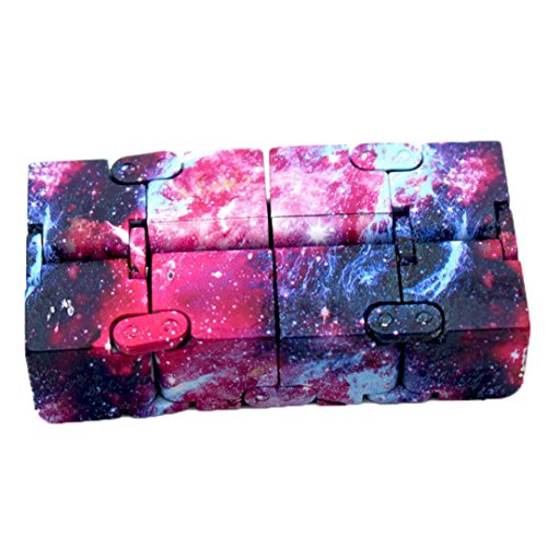 Preisvergleich Produktbild Infinity Cube, BBring Mehrfarbig Druckreduzierung Spielzeug Unendlichkeit Wende Drehen Würfel Edc Zappeln - Töten Zeit Spielzeug Für ADD, ADHS, Angst und Autismus Erwachsene und Kinder (A)