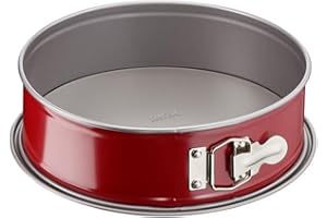 ‎TEFAL Tefal J Delibake 1641114 forma do ciasta sprężynowa 19 cm stal węglowa czerwona