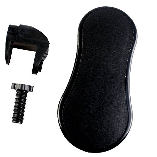 Preisvergleich Produktbild Yanghx Ergonomische Arm- und Handgelenkauflage für Computer-Schreibtisch, Mauspad, verstellbar, Schwarz