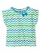 Beebay Infant-girl 100% Cotton Woven Chevron Print Top (Blue,6-12 Months) RS.381.00