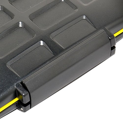 Hochwertige, extrem stabile und wasserdichte Speicherkarten Schutzbox für bis zu 3 Stück XQD und 4 Stück SD Karten - 2